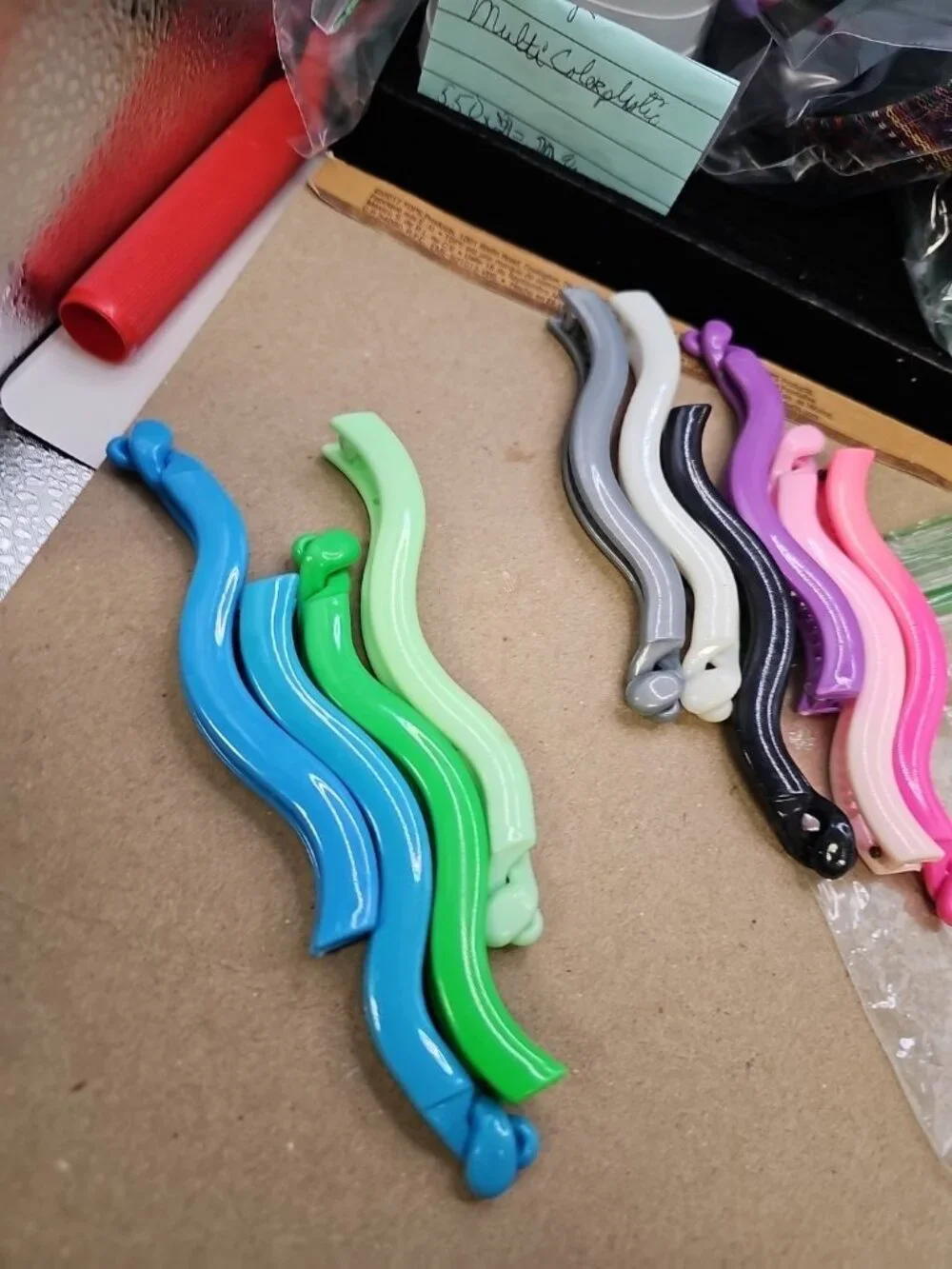 Banana Hair Clip-on Lot Of 10